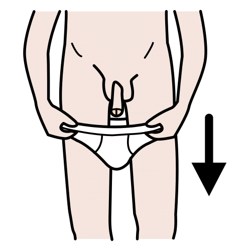 take underpants off