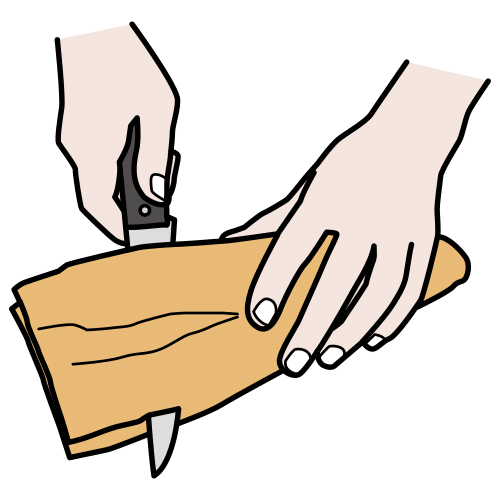 cut the bread