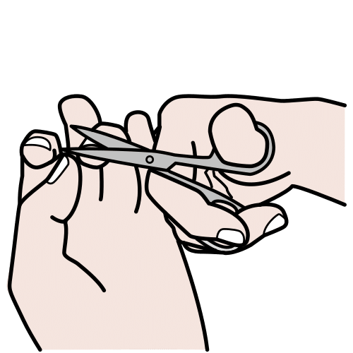 cut fingernails