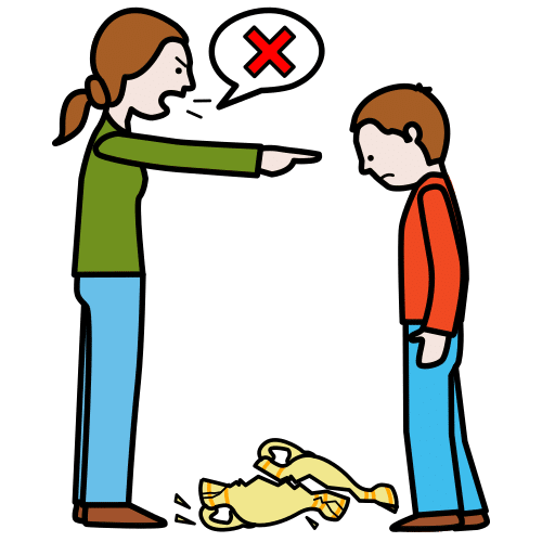 tell off