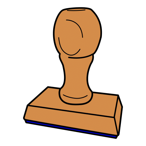 rubber stamp