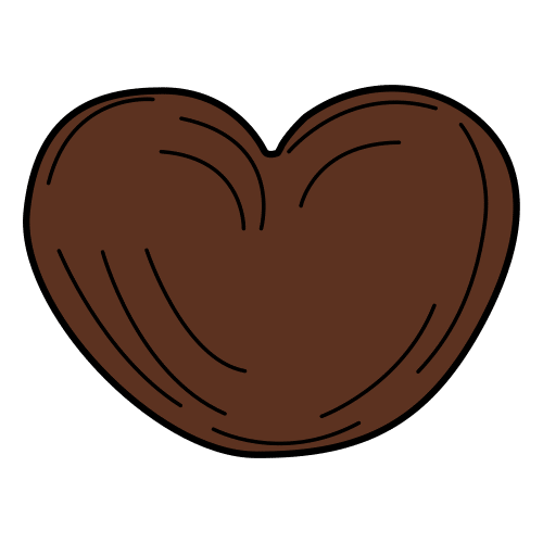 heart-shaped puff pastry