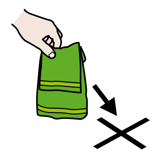 put the towel