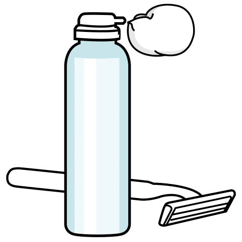 shaving foam