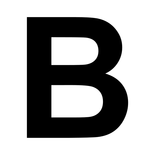B