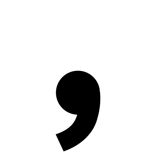 comma