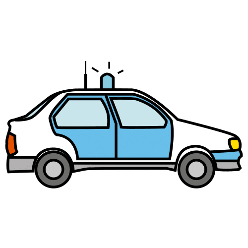 police car