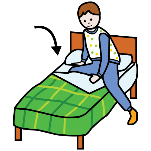 put to bed