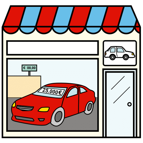 car showroom