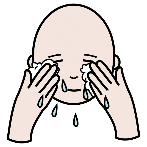 soap the face