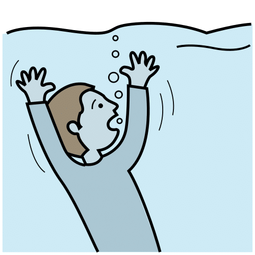 drown
