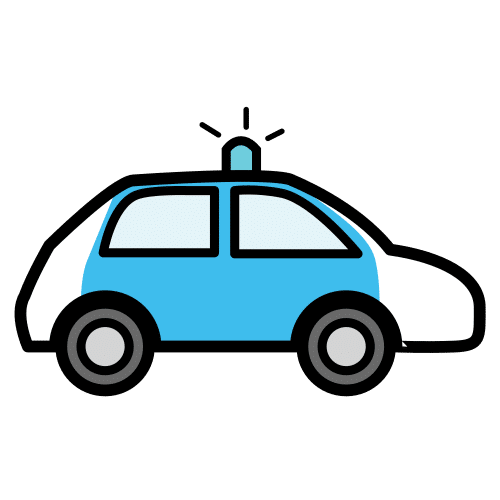 police car