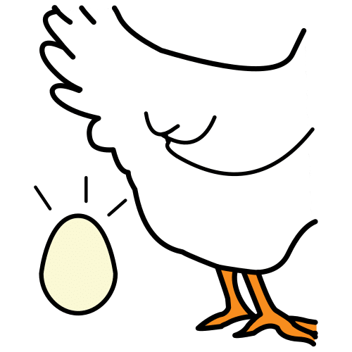 put an egg