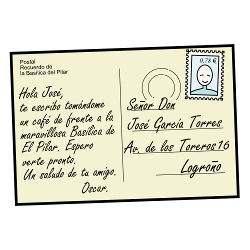 postal card