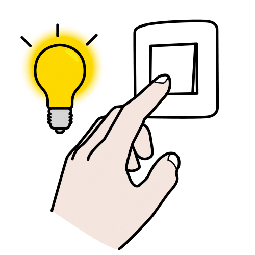 turn on the light