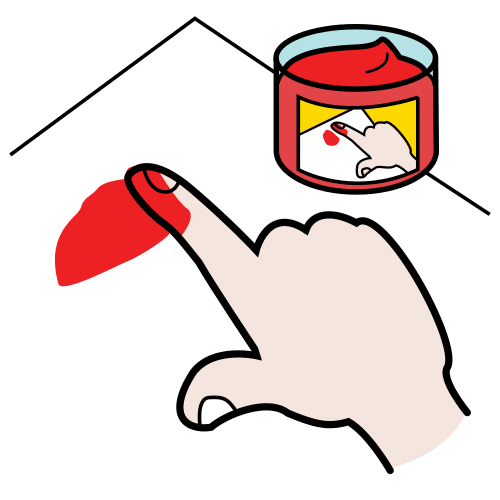 finger-paint
