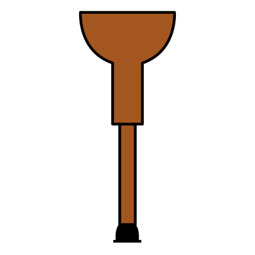 wooden leg
