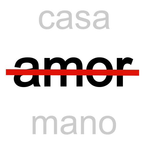 the word is missing