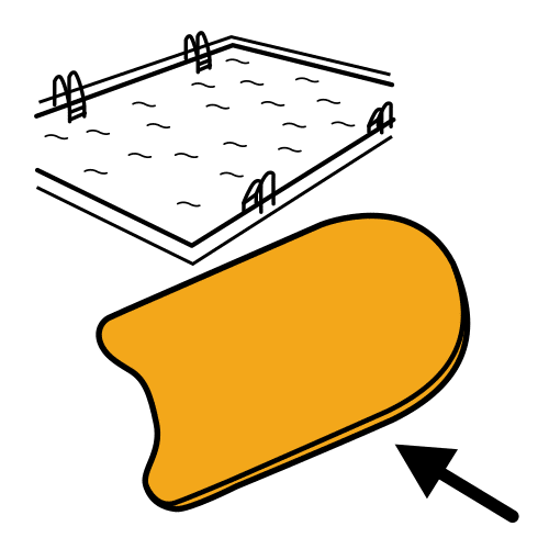 swimming board