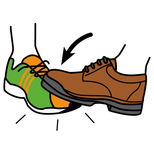 step on