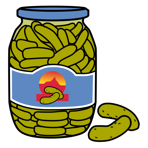 jar of gherkins