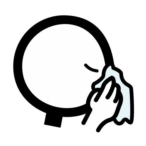 blow the nose