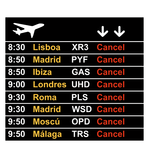 cancel