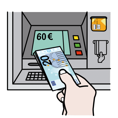 withdraw money