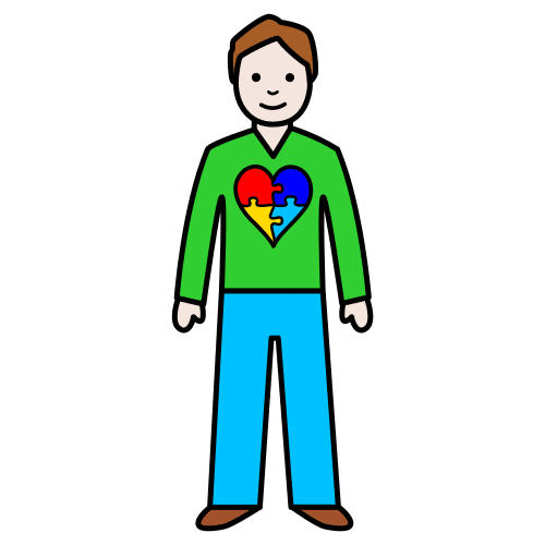 man with autism