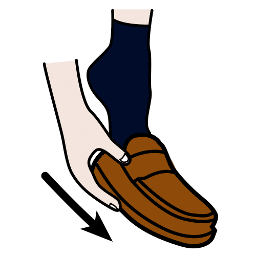 take off shoes