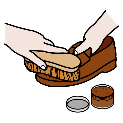 wipe shoes