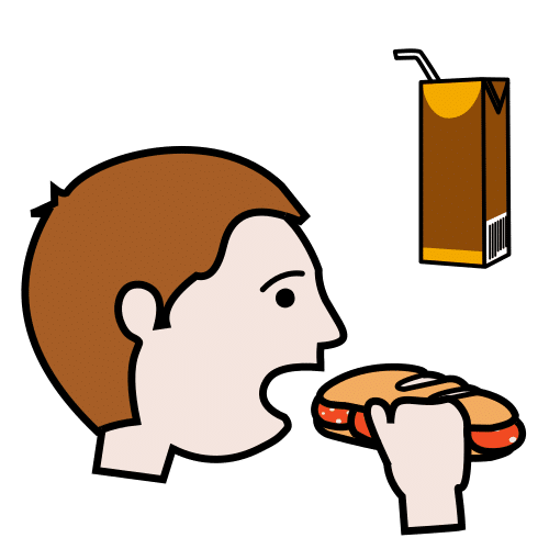 mid-morning snack