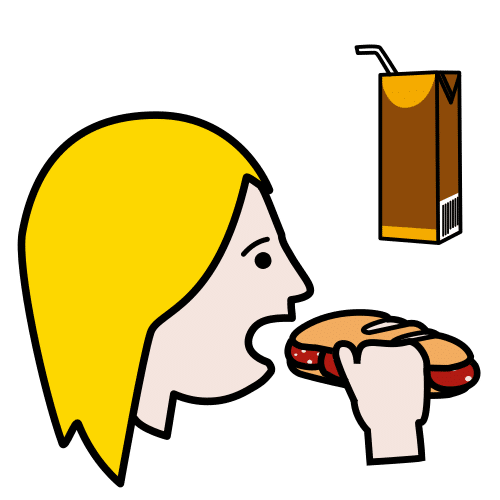 mid-morning snack