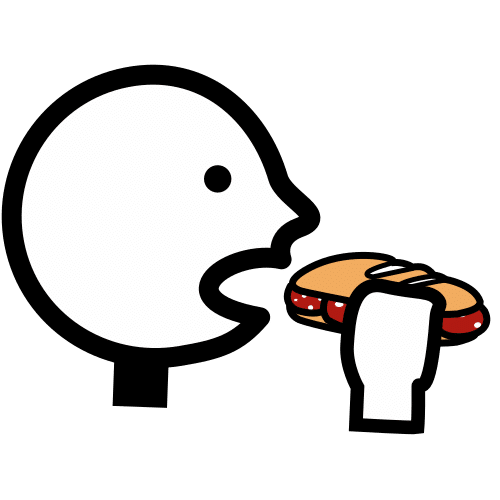 eat a sandwich