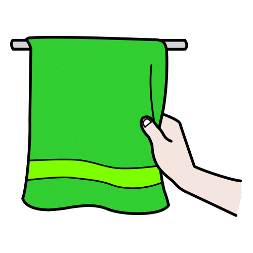 take the towel