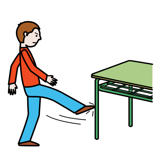 beat the table