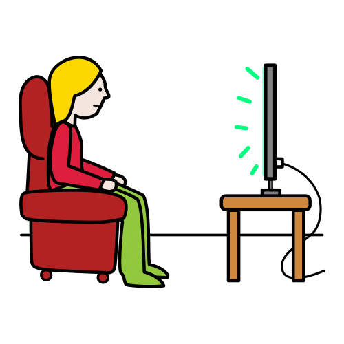 watch television