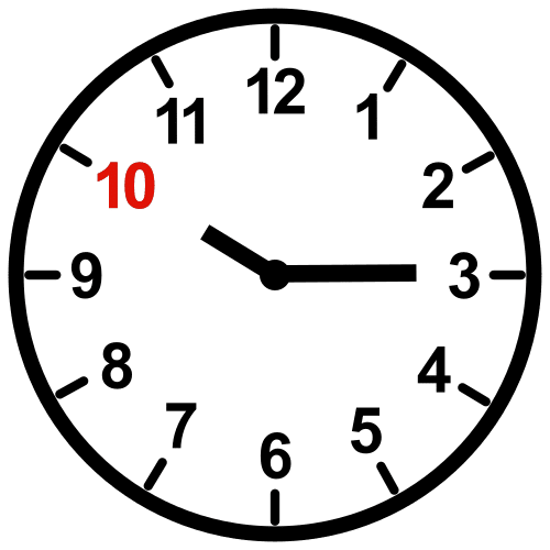 quarter past ten