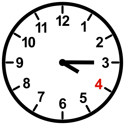 quarter past four
