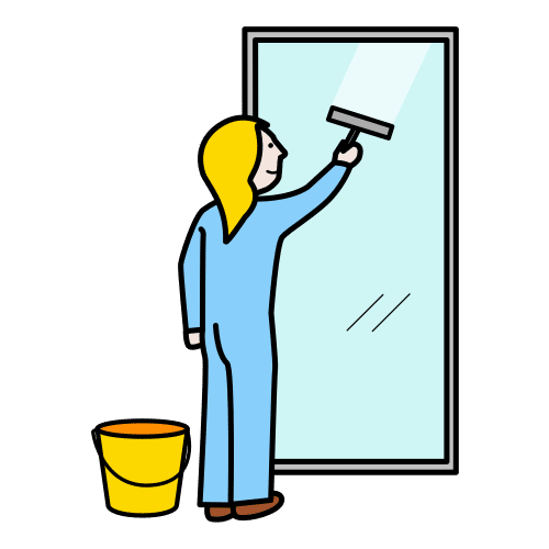 clean the glass