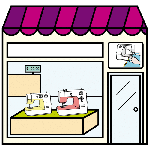 sewing machine shop