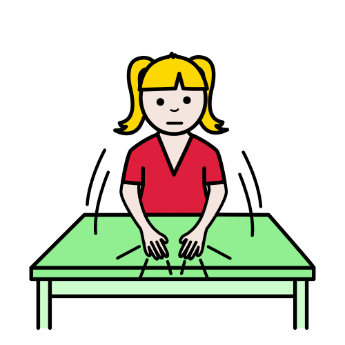 beat the table