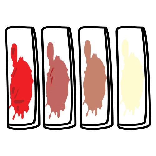stained sanitary napkin