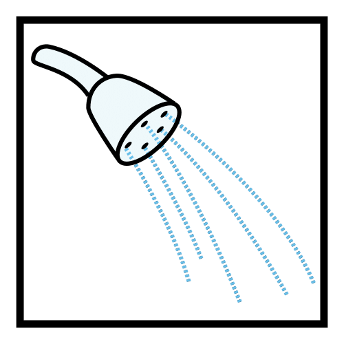 showers