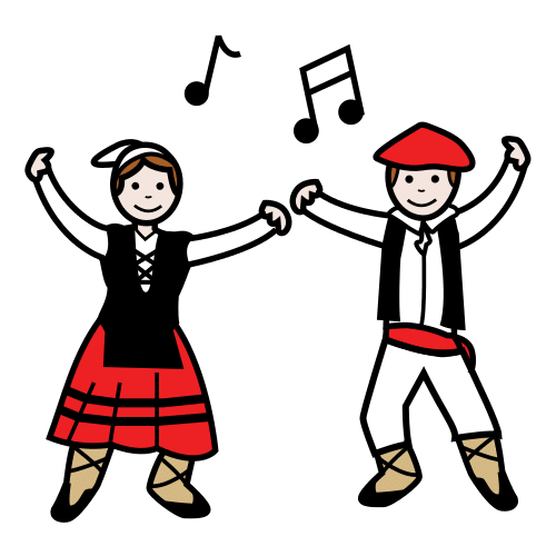 folk dancers