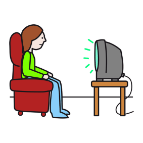 gledati TV