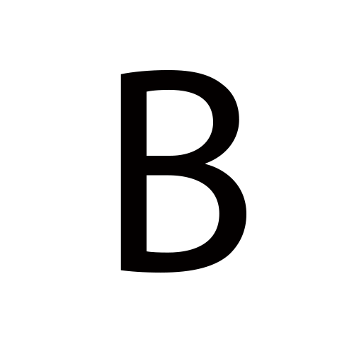 B