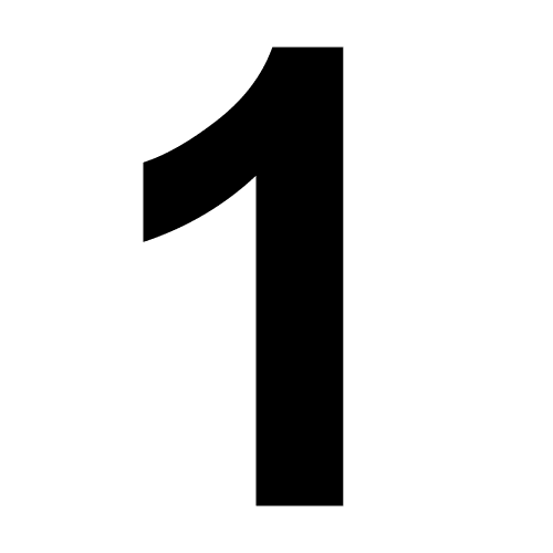 један