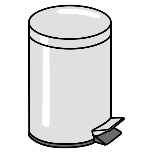 wastepaper basket