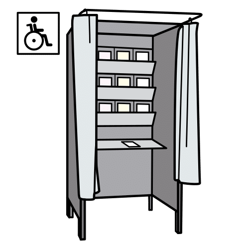 accessible polling booth